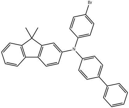 N-[1,1`-联苯]-4-基-N-(4-溴苯肼)-9,9-二甲基-9H-芴-2-胺/1246562-40-2